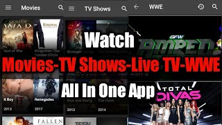 Watch Movies TV Shows Live TV WWE All In One App Must Try 2017-2018 screenshot 5