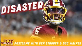 Jayden Daniels Injured in Loss to Dallas | Burgundy & Gold Postgame Show | Ben Strober & Doc Walker