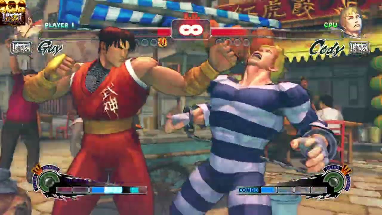 ULTRA STREET FIGHTER IV Guy vs Cody - YouTube