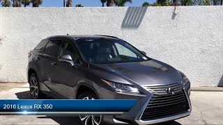 2016 Lexus RX 350 Oxnard  Camarillo  Thousand Oaks  Ventura  Port Hueneme