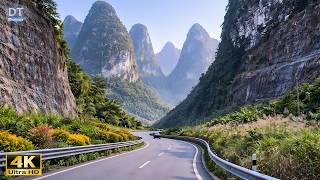 A Breathtaking Drive Along the China-Vietnam Border | Chongzuo Scenic Route 4K HDR