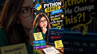 Details Why Won’t Python Let Me Change This! 🤯 Python Tuples Explained | Episode 12 #shorts  #python News