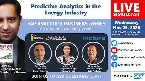 SAP Analytics Partner Series Episode 2 with Team Incture