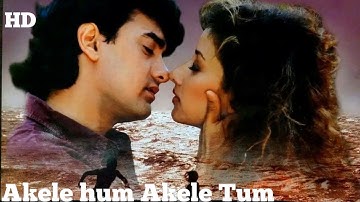Akele Hum Akele Tum Video Song | Aamir Khan , Manisha Koirala | Udit Narayan & Aditya Narayan