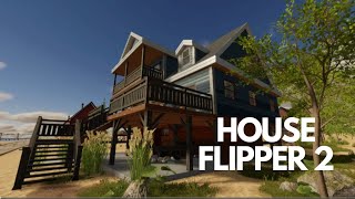 House Flipper 2--Cleaning and Painting the Waterside House!