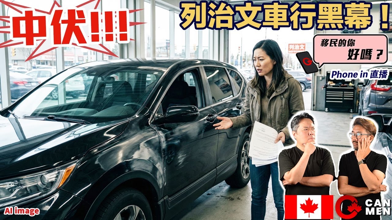 【苦主自白】列治文買車記：點樣拒絕車行「焗買」附加服務？| 移民的你好嗎？Phone in 直播