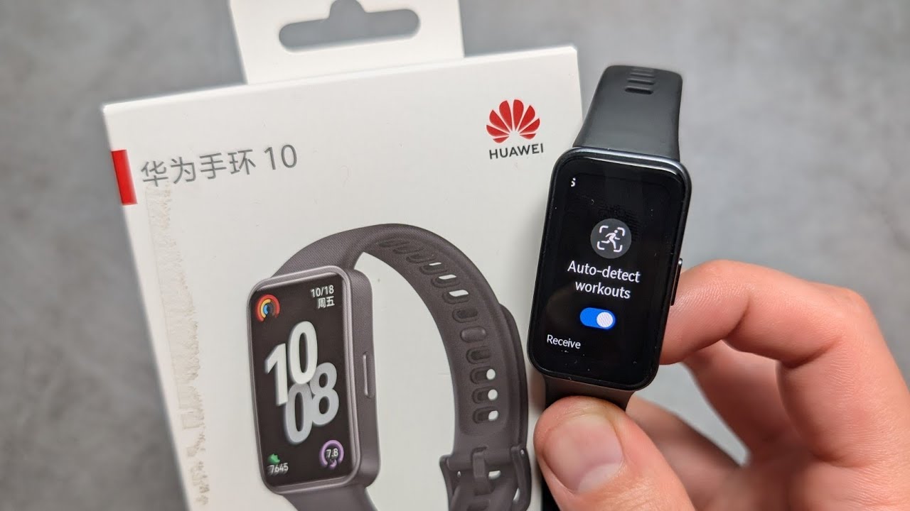 Huawei Band 10 - Auto Workout Detection & Tracking