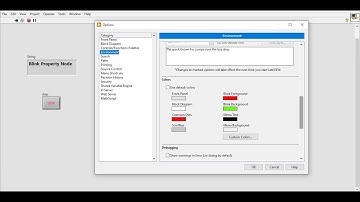 Blink Property Node Controls/Indicators Color Change in LabVIEW