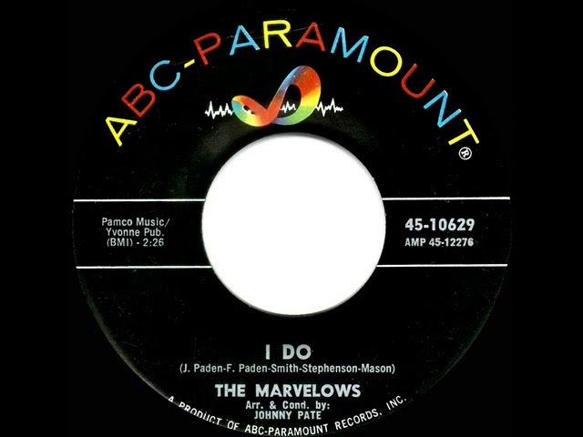Watch 1965 HITS ARCHIVE: I Do - Marvelows on YouTube