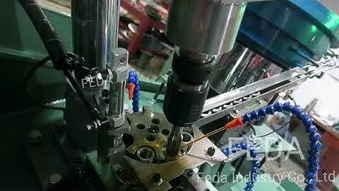 FEDA automatic tapping machine for making internal thread on large nuts#tappingmachine #automatic