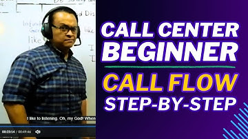 ▶️🔴VIDEO CLASS • CALL FLOW STEP-BY-STEP FOR CALL CENTER BEGINNERS EXPLAINED