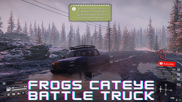 SnowRunner Mod Review | FROGS CATEYE BATTLE TRUCK! CAN THIS CATEYE LIVE UP TO EXPECTATIONS?!