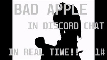 BadApple in Real Time in Discord Chat TUTORIAL! First Part