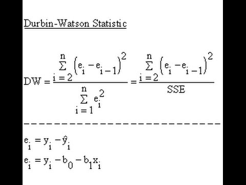 Vídeo: Qual deve ser o valor de Durbin Watson?