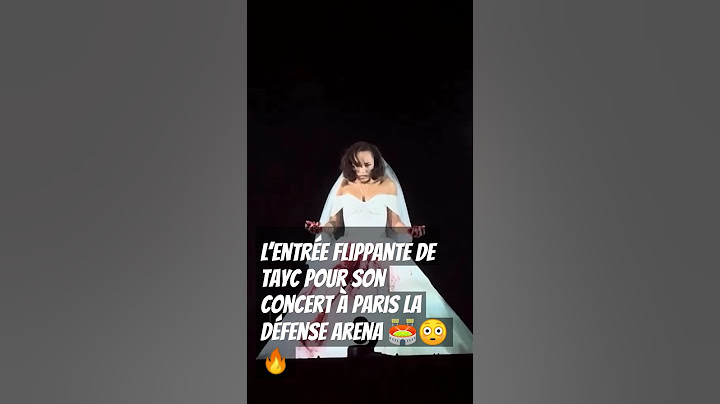 L’entrée flippante de Tayc pour son concert à Paris La Défense Arena 🏟️😳🔥