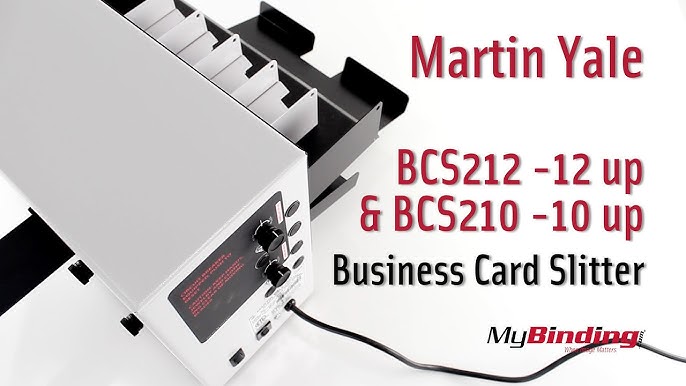 Martin Yale BCS410 10UP Business Card Slitter/Perforator/Scorer