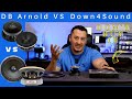 DOWN4SOUND PRO AUDIO 6.5&quot; D4S-65 V2 VS Deaf Bonce Arnold 6.5 Midrange speaker sound Battle