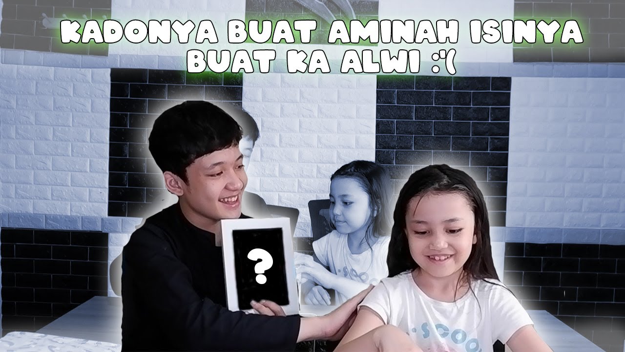 NGAKAK !! UNBOXING KADO AMINAH TAPI ISI NYA BUAT ALWI !!!