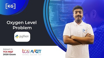 Oxygen Level Problem | Asked in TCS NQT 2020 | Python Solution