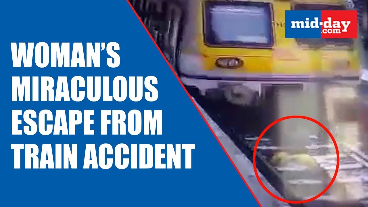 Woman's Miraculous Escape from Train Accident |Shocking Video - YouTube