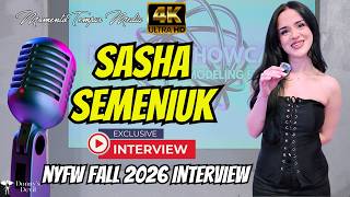 Sasha Iuk Singer Interview Nyfw Fall 2026 Donnys Devil 4K