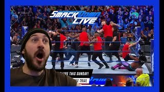 Video Thumbnail for REACTION: RAW INVADES SMACKDOWN LIVE!!! (WWE 11/14/17)