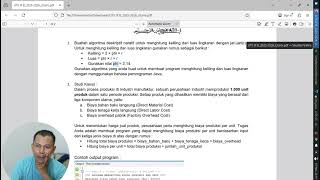 UTS Algoritma pemrograman Semester 1