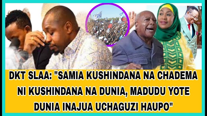DKT SLAA: "AFAFANUA KISHERIA MADUDU YA RAIS BUNGE KUTOVUNJWA, WANAPIGA KAMPENI, KIKATIBA SI SAHIHI