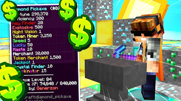 Making INSANE PICKAXE UPGRADES in Minecraft PRISON #15 (Minecraft OP Prisons)