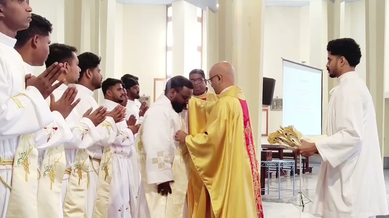 Diaconate ordination at papal seminary pune.