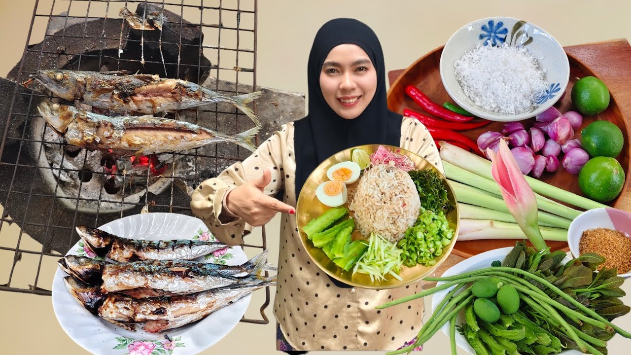 Menu berbuka puasa nasi kerabu darat