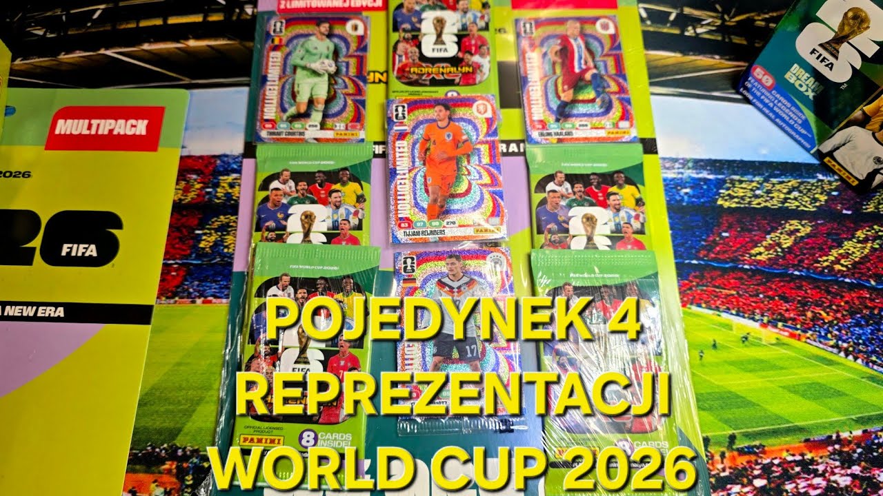 MULTIPACK POJEDYNEK NIEMCY vs BELGIA vs HOLANDIA vs NORWEGIA FIFA WORLD CUP 2026 PANINI DANIELOS