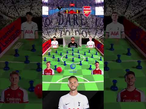 TOTTENHAM vs ARSENAL | PREMIER LEAGUE HIGHLIGHTS | MARBLE FOOTBALL |04/28/24| #espn #asmr