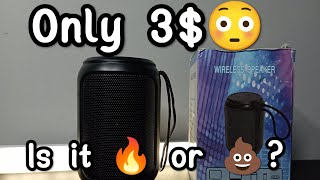 Is this 3$ bluetooth speaker worth the money? A3 Bluetooth Speaker Unboxing