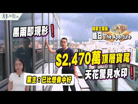 🔥皓日: E級再驗樓🔥黑雨即現形❗2,470萬元頂層貨尾，天花驚見水印💦業主：已比想像中好｜胡‧說樓市