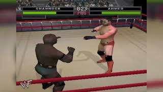 Ken Shamrock vs Ahmed Johnson - WWF War Zone (Nintendo 64 - Gameplay)