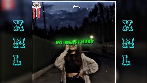 Dax - My heart hurts || xml file link description🔰⬇️ || alight motion preset