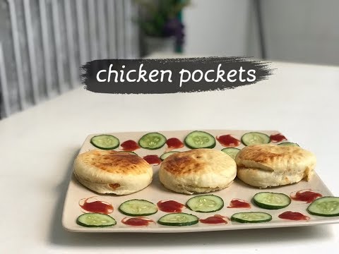 chicken pockets | without oven recipe | beauty by rabbia