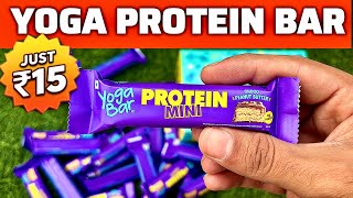 Yoga Bar Protein Minis Choco Peanut Butter Review In Hindi🔥 Best Budget Protein bar🔥