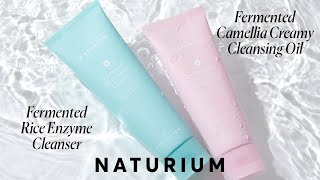 NATURIUM Fermented Camellia Creamy Cleansing Oil & Fermented Rice Enzyme Cleanser