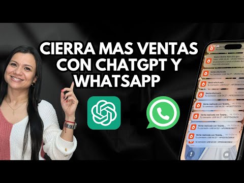 CHATGPT CON WHATSAPP PARA VENDER MÁS 2024 - Crea tu CHATBOT CON CHATFUEL