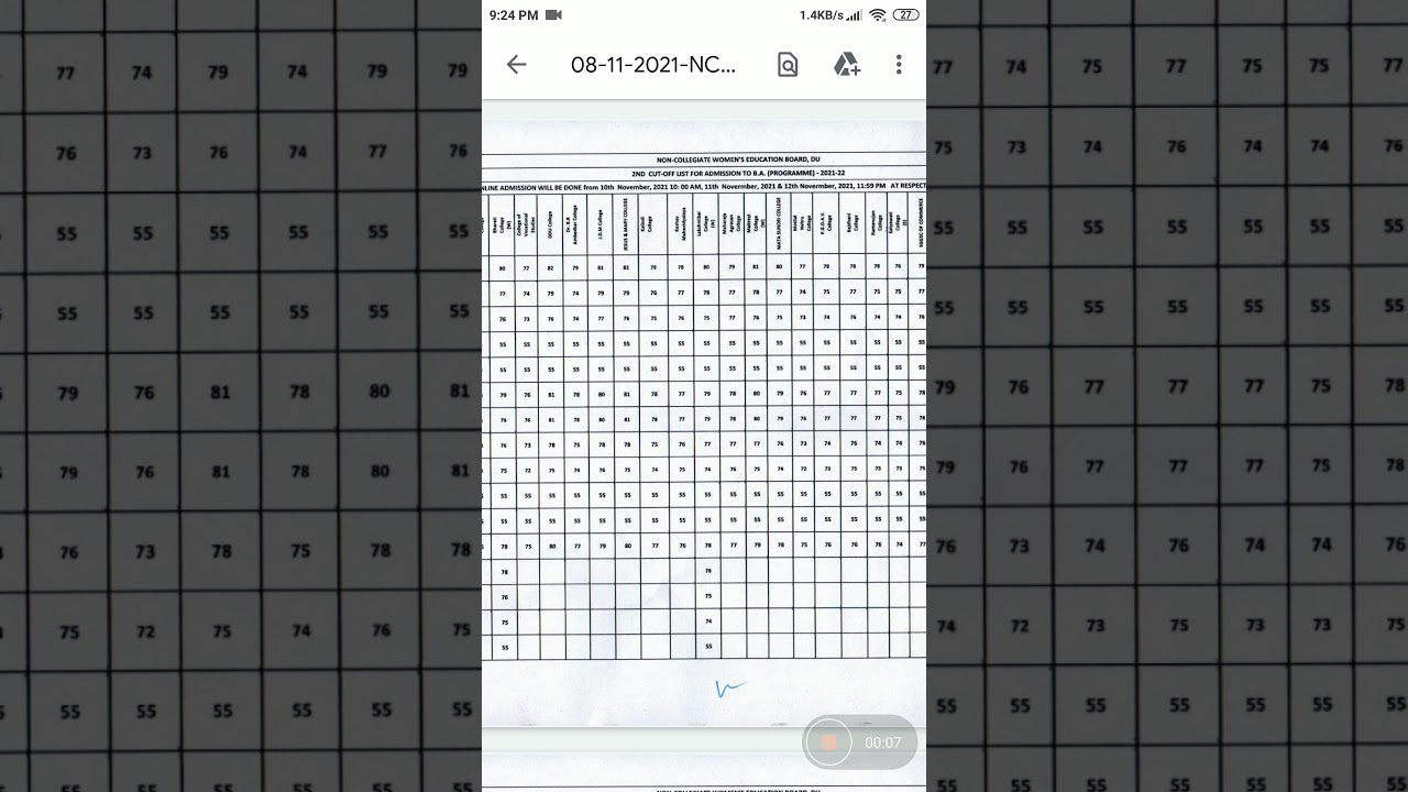 ncweb 2nd cutoff 2021- 22 is officially release 🎉🎉||