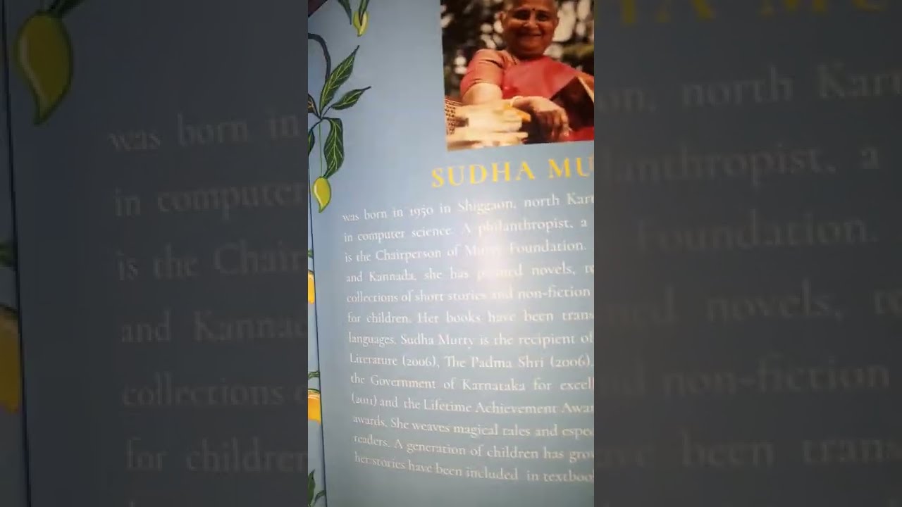 reading my sudha Murthy how the mango got its magic ch-1... - YouTube
