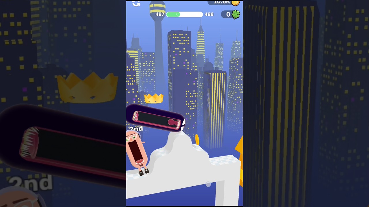 Hopping heads game mostly satisfying level 487 Venom vs uncle ji 