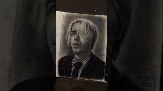 "Drawing Taz Skylar as Sanji"✍️#charcoaldrawing #art #onepiece #sanji #art