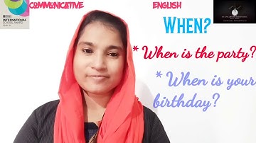 Communicative English - Class 3 and 4 - WH questions - Part 2