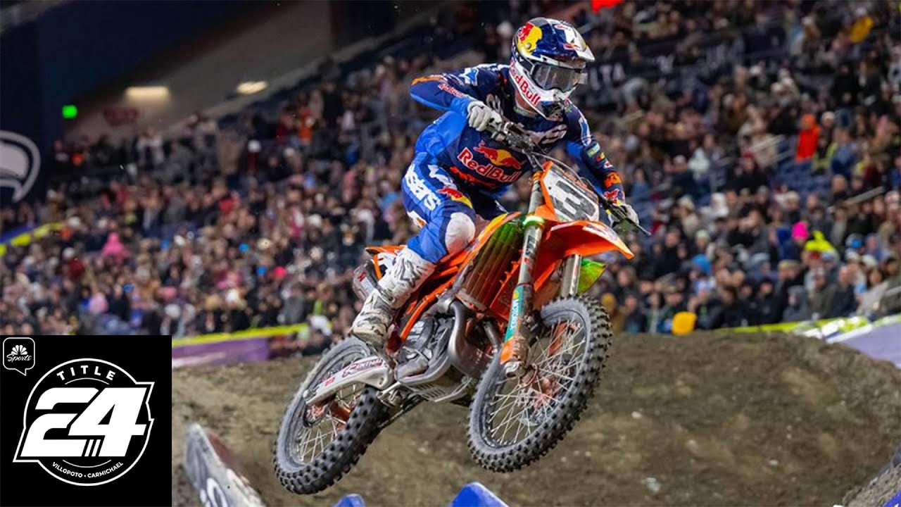 Eli Tomac 'rode phenomenally' in Seattle 450 Supercross win | Title 24 | Motorsports on NBC