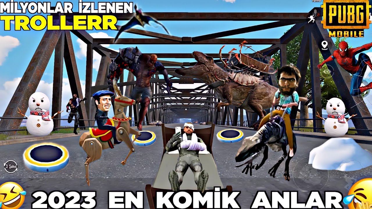 2023'ÜN EN SEVİLEN TROLLERİ 😱(%2023 GÜLMEKTEN YARILCAKSINIZ ) 😂 PUBG MOBİLE KOMİK MONTAJ