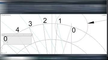 cam profile with SHM & roller follower with offset - video 14