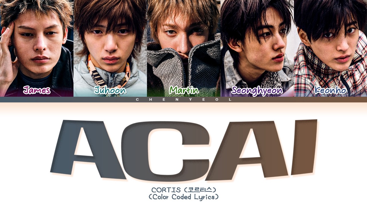CORTIS ACAI Lyrics (Color Coded Lyrics) - YouTube